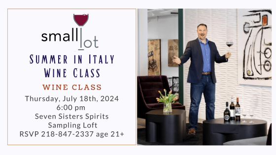 Summer in Italy Wine Class • by Marcus Hanson of Small Lot Wines & Spirits