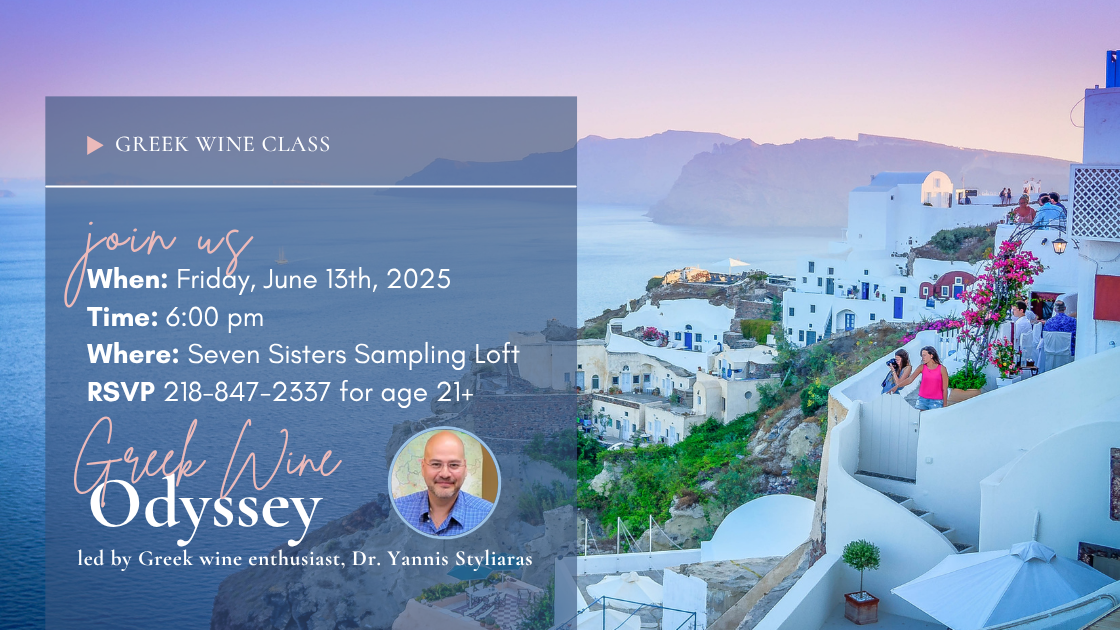 Greek Wine Odyssey • Greek Wine Class • Friday, June 13th, 2025